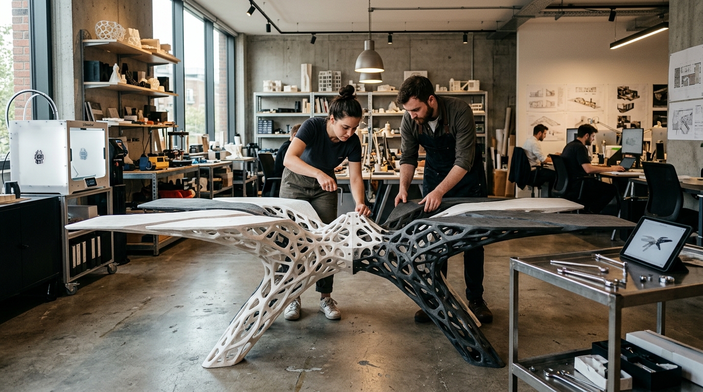 Parametric Voronoi Designer Dining Table